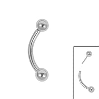 Titanium Threadless Micro Curved Barbell 1.2mm