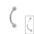 Titanium Threadless Micro Curved Barbell 1.2mm