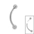 Titanium Threadless Micro Curved Barbell 1.2mm