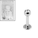 Sterile Titanium Externally Threaded Jewelled Labrets
