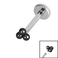 Titanium Internally Threaded Labrets 1.2mm - Titanium Asia Trinity