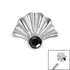 Steel Jewelled Deco Fan for Internal Thread shafts in 1.2mm