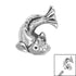 Steel Koi Fish for Internal Thread shafts in 1.2mm