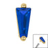 Steel Claw Set CZ Tapered Baguette for Internal Thread shafts in 1.2mm