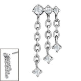 Steel 6 Jewel Cascade Chain for Internal Thread shafts in 1.2mm
