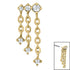 Steel 6 Jewel Cascade Chain for Internal Thread shafts in 1.2mm