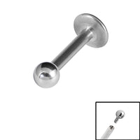 Titanium Internally Threaded Labrets 1.2mm