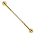 Titanium In-line Claw Set Multi Jewel Industrial Scaffold Bar