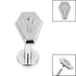 Titanium Internally Threaded Labrets 1.2mm - Titanium Coffin