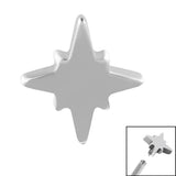 Steel Astral Star for Internal Thread shafts in 1.2mm