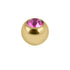 Gold Steel Jewelled Balls 1.2mm