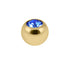 Gold Steel Jewelled Balls 1.2mm
