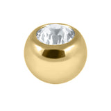 Gold Steel Jewelled Balls 1.6mm