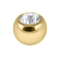 Gold Steel Jewelled Balls 1.6mm