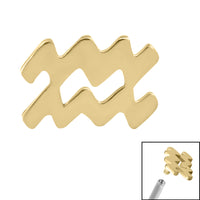 Steel Zodiac Signs for Internal Thread shafts in 1.2mm