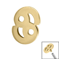 Steel Zodiac Signs for Internal Thread shafts in 1.2mm