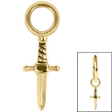 Steel Mini Dagger Charm
