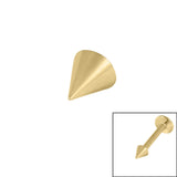 Gold Steel Cones