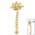 Steel Lotus Flower Chain Drop for Internal Thread Shafts in 1.2mm