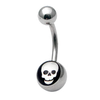Steel Logo Belly Bars - Pictures
