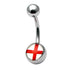 Steel Logo Belly Bars - Pictures