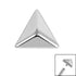 Titanium Pyramid Triangle for Internal Thread shafts in 1.2mm