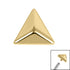 Titanium Pyramid Triangle for Internal Thread shafts in 1.2mm