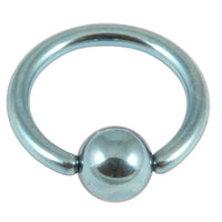 Titanium BCR with Titanium Ball 1.6mm gauge