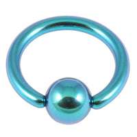 Titanium BCR with Titanium Ball 1.6mm gauge