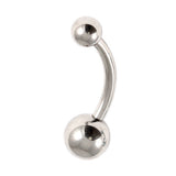 Titanium Curved Bar 1.6mm with 6-4 balls