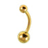 Titanium Curved Bar 1.6mm with 6-4 balls