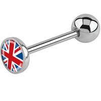 Steel Logo Tongue Bars (8mm Disk)