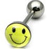 Steel Logo Tongue Bars (8mm Disk)
