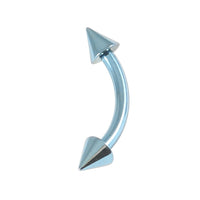 Titanium Coned Micro Curved Barbell 1.2mm