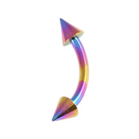 Titanium Coned Micro Curved Barbell 1.2mm