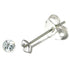Silver Crystal Studs ST1 - ST2 - ST3 - ST8 - ST9