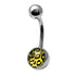 Steel Logo Belly Bars - Pictures