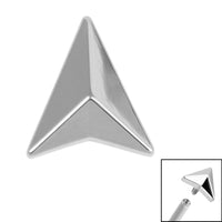 Titanium Pyramid Arrow for Internal Thread shafts in 1.2mm