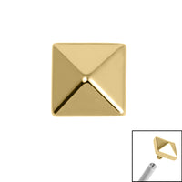 Titanium Pyramid Square for Internal Thread shafts in 1.2mm