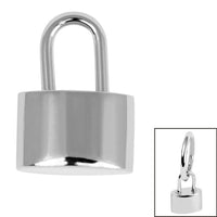Titanium Charm - Padlock