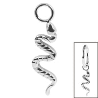 Titanium Charm - Snake