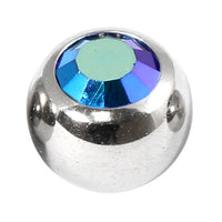 Steel Threaded Jewelled Balls 1.6x6mm