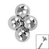 Titanium Asia Diamond Ball for Internal Thread shafts in 1.2mm