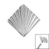 Titanium Ridged Diamond for Internal Thread shafts in 1.2mm