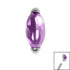 Titanium Claw Set Single Marquise Stone for Internal Thread shafts in 1.2mm