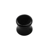 Black Onyx Stone Double Flared Tapered Plug