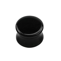 Black Onyx Stone Double Flared Tapered Plug