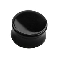 Black Onyx Stone Double Flared Tapered Plug