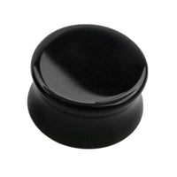 Black Onyx Stone Double Flared Tapered Plug