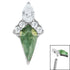 Titanium Claw Set Stella Jewelled Kite for Internal Thread shafts in 1.2mm